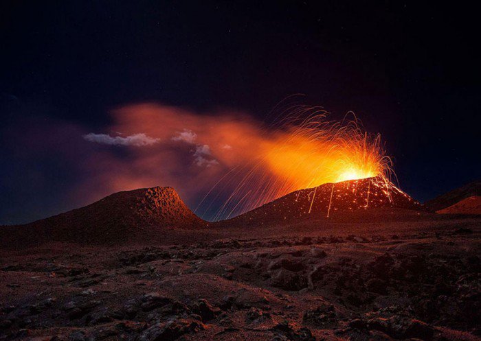 Le volcan de la Réunion de Gaby Barathieu, île de la Réunion